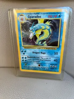 Gyarados 6/102 Holographic Base Set Pokemon Card 1999 Vintage Holo - Image 3
