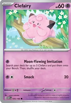 Pokemon Card Clefairy Printing Error: Missing Ink - Image 4