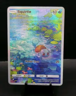 Pokemon TCG Pocket Squirtle CUSTOM Holofoil Full Art Card With Texture - Image 4