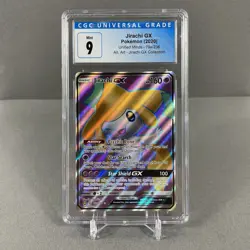 Jirachi GX 79a Full Art Mint Pokemon Card Sun Moon 2019 Unified Minds CGC 9 - Image 1