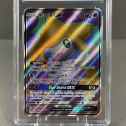 Jirachi GX 79a Full Art Mint Pokemon Card Sun Moon 2019 Unified Minds CGC 9 - Image 3