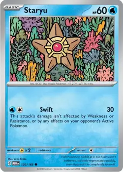 Pokemon Card Staryu Printing Error: Missing Ink - Image 4