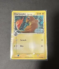 Charmander Reverse Holo Stamped Pokemon Card - Crystal Guardians 49/100 MP - Image 1