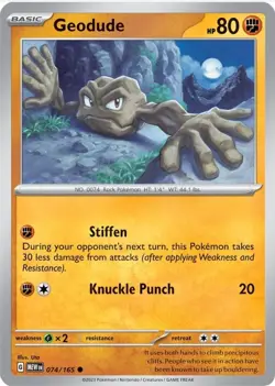 Pokemon Card Geodude Printing Error: Missing Ink - Image 4