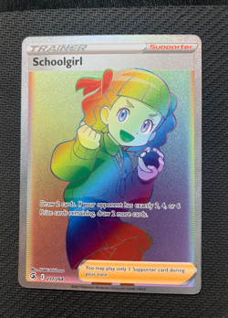 Schoolgirl 277/264 Secret Rare Pokemon Card - Sw&Sh Fusion Strike set- Near mint - Image 1