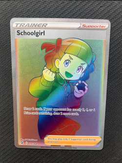 Schoolgirl 277/264 Secret Rare Pokemon Card - Sw&Sh Fusion Strike set- Near mint - Image 2