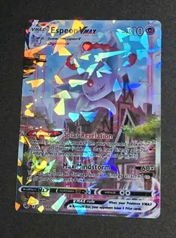 Espeon Vmax 270/264 Pokemon Fusion Strike Cracked Ice Holofoil CUSTOM CARD - Image 4