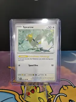 Pokemon Card Spearow Printing Error: Missink Ink - Image 1