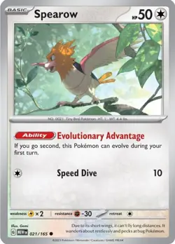 Pokemon Card Spearow Printing Error: Missink Ink - Image 4