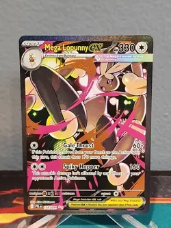 Mega Lopunny EX 128/094 Special Illustration Rare Pokemon Card Phantasmal Flames - Image 1