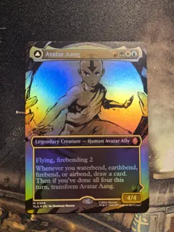 Avatar Aang 0308 (Borderless Foil) Mythic MTG Avatar - Image 1