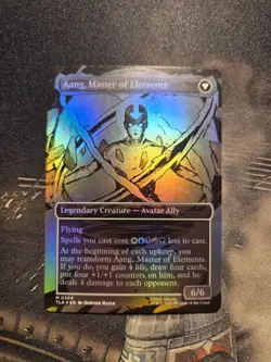 Avatar Aang 0308 (Borderless Foil) Mythic MTG Avatar - Image 2