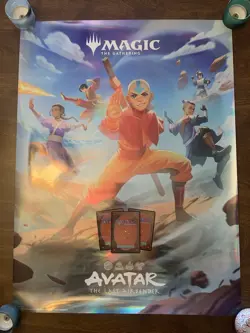 AVATAR The Last Airbender FOIL POSTER 18x24 NEW promotional MTG Magic Gathering - Image 4
