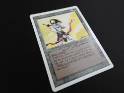 Elvish Archers Signed NM/LP [Revised Edition] Mtg Magic Free Tracking! - Image 2