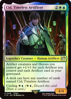 Cid, Timeless Artificer (0418) Final Fantasy Foil - Image 1