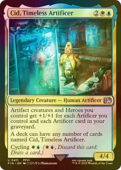 Cid, Timeless Artificer (0411) FOIL - MTG Final Fantasy FIN - NM - Image 1