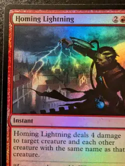 Homing Lightning 0112 RVR Foil Uncommon Ravnica Remastered Magic: The Gathering - Image 2