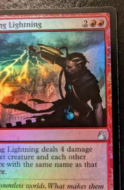 Homing Lightning 0112 RVR Foil Uncommon Ravnica Remastered Magic: The Gathering - Image 3