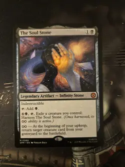 MtG Spider-Man, The Soul Stone NM #0066 Magic The gathering Mythic Artifact - Image 1