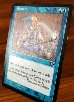 MTG Meditate - Tempest, English - Image 3