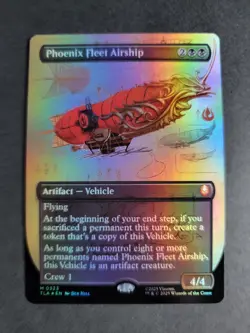Phoenix Fleet Airship (Borderless Foil) Mythic MTG Avatar - Image 1