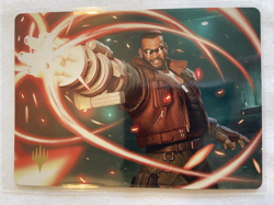 Barret Wallace 8/53 Gold-Stamp Art Series MTG Final Fantasy - Image 1