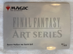 Barret Wallace 8/53 Gold-Stamp Art Series MTG Final Fantasy - Image 2