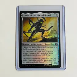 2025 Magic: The Gathering SPIDER-MAN U #171 Spider-Slayer, Hatred Honed FOIL NM - Image 1