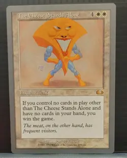 Mtg THE CHEESE STANDS ALONE NM Unglued UGL 2/94 -Argo- - Image 1