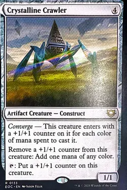 Crystalline Crawler Non- Foil R Commander: Edge of Eternities 133 NM - Image 1