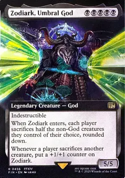 Zodiark, Umbral God (Extended Art) Non- Foil R FINAL FANTASY 456 NM - Image 1