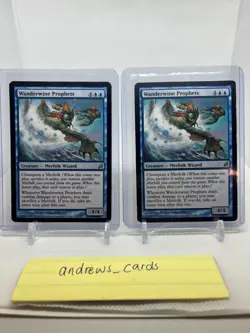 (x2) Magic the Gathering - Lorwyn Wanderwine Prophets 2007 095/301 Rare - Image 1