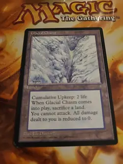 Glacial Chasm - Ice Age - MTG - Magic The Gathering - LP - Image 1