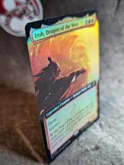 MTG, Iroh, Dragon of the West (#0194), Avatar TLE, Extended Art Foil, NM Rare - Image 4