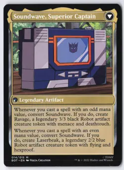 Soundwave, Sonic Spy M Universes Beyond: Transformers 14 NM - Image 2