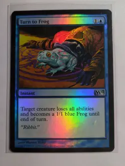 MTG Magic The Gathering - Turn to Frog (#78/249) M12 LP Foil - Image 1