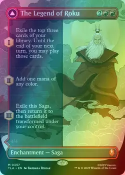 The Legend of Roku - Borderless Foil - Avatar: The Last Airbender - TLA M 0357 - Image 1