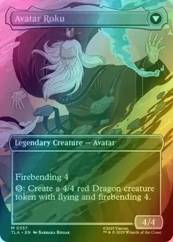 The Legend of Roku - Borderless Foil - Avatar: The Last Airbender - TLA M 0357 - Image 2
