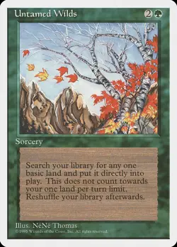 4 Untamed Wilds 4x x4 - LP - 4th Edition - SPARROW MAGIC - mtg - Image 1