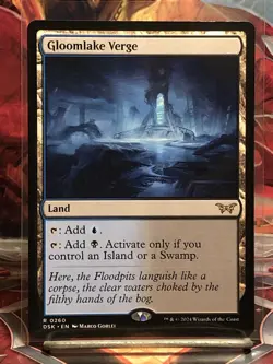 Gloomlake Verge (Non-foil) Duskmourn: House of Horror 0260 Rare MTG - Image 1
