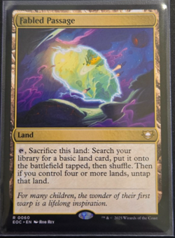 Fabled Passage Rare Land Edge of Eternities Commander 060 - Image 1