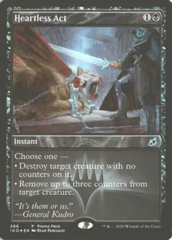 MTG Heartless Act (366) *Foil* Promo Pack Excl. Ikoria MT/NM Free Ship - Image 1