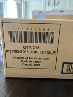 Magic The Gathering Throne Of Eldraine Booster Box Case Sealed - Image 1