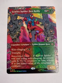 MTG - Scarlet Spider, Ben Reilly Borderless FOIL- Marvel: Spider-Man - Image 1