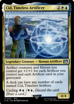 MTG Cid, Timeless Artificer (0415) Normal NM FINAL FANTASY Magic 415 - Image 1
