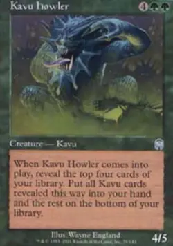 Kavu Howler - Foil LP, English MTG Apocalypse - Image 1