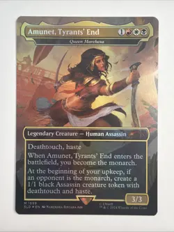 Amunet, Tyrants' End - Queen Marchesa (Rainbow Foil) Secret Lair Drop Foil - Image 1