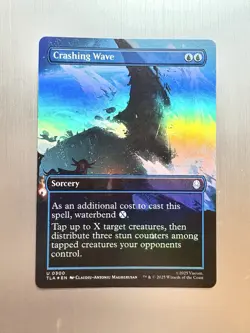Crashing Wave - 300 - MTG Avatar: The Last Airbender - Borderless Scene FOIL - Image 1