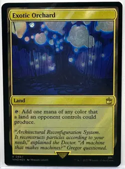 Exotic Orchard (Surge Foil) Doctor Who, Magic the Gathering, MTG (867) - Image 1