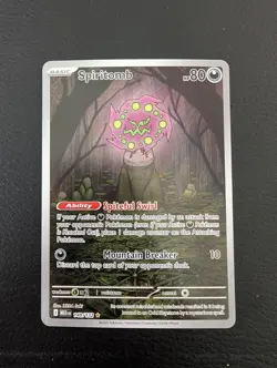 Spiritomb 148/132 Illustration Rare Pokemon TCG Mega Evolution Near Mint - Image 1